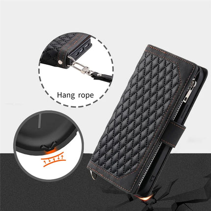 Style 005 For Motorola Edge 50 Neo 5G / Moto S50 5G / Thinkphone 25 5G Wallet Case Rhombus Stitching Line PU Leather Phone Cover