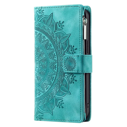Style 006 For Motorola Moto G55 5G Wallet Case PU Leather Phone Cover Mandala Flower Pattern