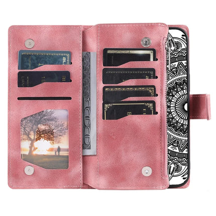 Style 006 For Motorola Moto G55 5G Wallet Case PU Leather Phone Cover Mandala Flower Pattern