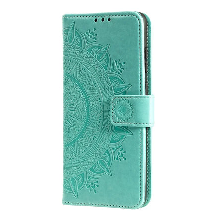 For Motorola Moto G55 5G Case Imprinted Totem PU Leather Wallet Stand Phone Cover