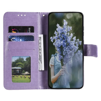 For Motorola Moto G55 5G Case Imprinted Totem PU Leather Wallet Stand Phone Cover