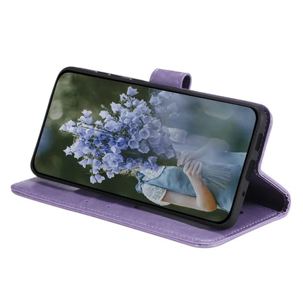 For Motorola Moto G55 5G Case Imprinted Totem PU Leather Wallet Stand Phone Cover