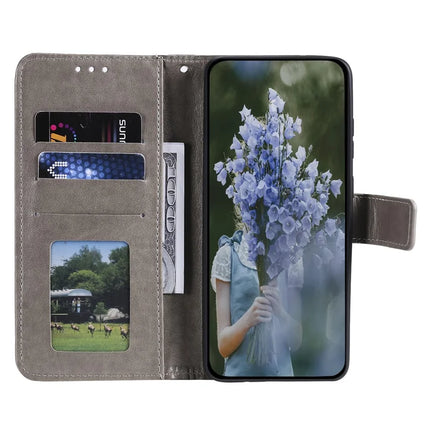 For Motorola Moto G55 5G Case Imprinted Totem PU Leather Wallet Stand Phone Cover