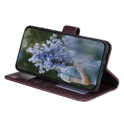For Motorola Moto G55 5G Case Imprinted Totem PU Leather Wallet Stand Phone Cover