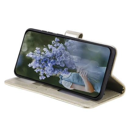 For Motorola Moto G55 5G Case Imprinted Totem PU Leather Wallet Stand Phone Cover