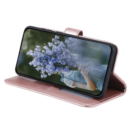 For Motorola Moto G55 5G Case Imprinted Totem PU Leather Wallet Stand Phone Cover
