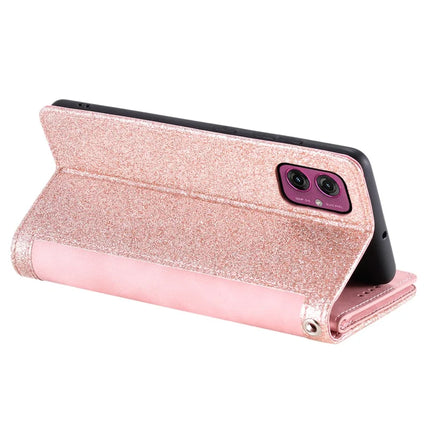 For Motorola Moto G55 5G Case PU Leather Phone Cover with Zipper Wallet 9 Card Slots