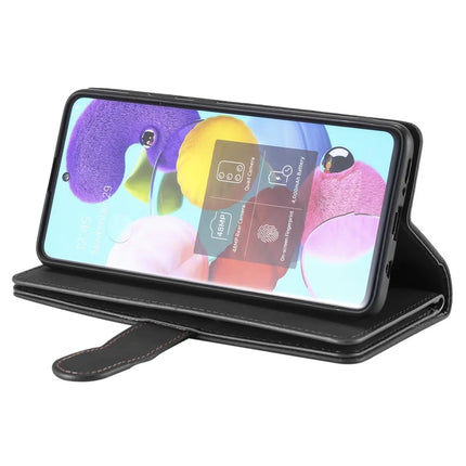 For Motorola Moto G55 5G Case PU Leather Phone Cover with Zipper Wallet 9 Card Slots