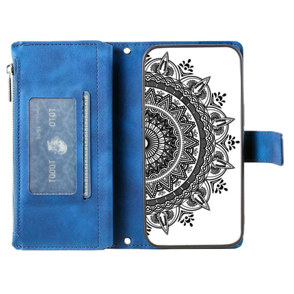 Style 006 For Motorola Moto G35 5G Wallet Case PU Leather Phone Cover Mandala Flower Pattern