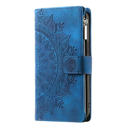 Style 006 For Motorola Moto G35 5G Wallet Case PU Leather Phone Cover Mandala Flower Pattern