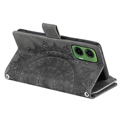 Style 006 For Motorola Moto G35 5G Wallet Case PU Leather Phone Cover Mandala Flower Pattern