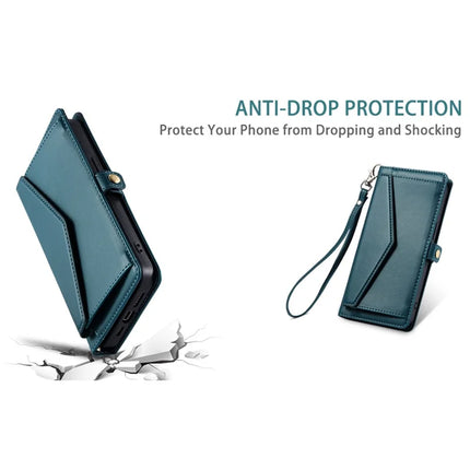 For Motorola Moto G35 5G Leather Case with Wrist Strap Wallet Stand Phone Cover