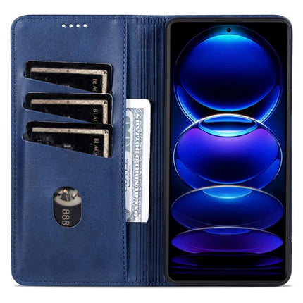 AZNS For Oppo A3x 5G  /  A40 4G Case Cowhide Texture PU Leather Wallet Phone Cover