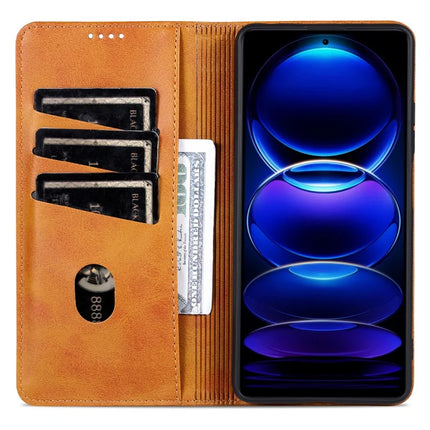 AZNS For Oppo A3x 5G  /  A40 4G Case Cowhide Texture PU Leather Wallet Phone Cover