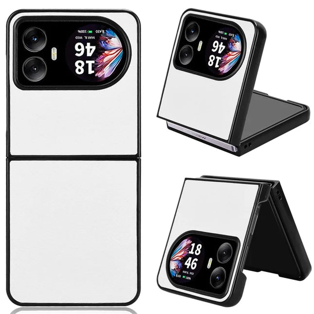 For Blackview Hero 10 4G Case Carbon Fiber Texture Shockproof PU+PC Phone Cover - White