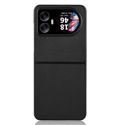 For Blackview Hero 10 4G Case Carbon Fiber Texture Shockproof PU+PC Phone Cover
