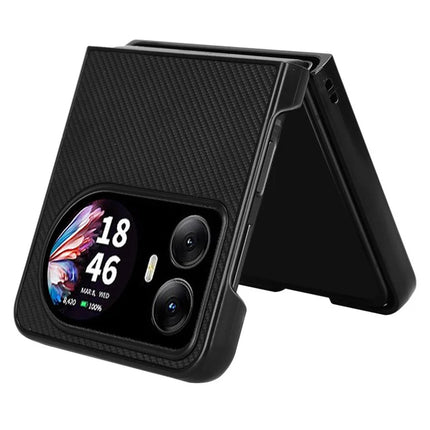 For Blackview Hero 10 4G Case Carbon Fiber Texture Shockproof PU+PC Phone Cover