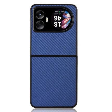 For Blackview Hero 10 4G Case Carbon Fiber Texture Shockproof PU+PC Phone Cover