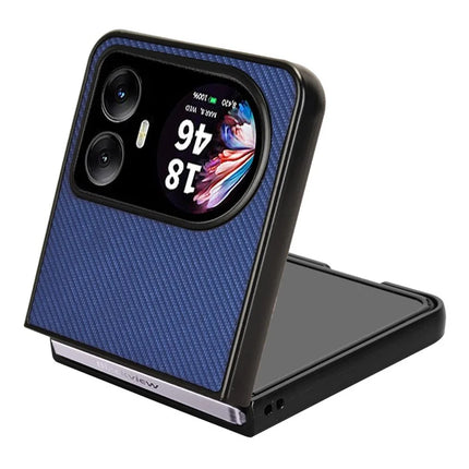 For Blackview Hero 10 4G Case Carbon Fiber Texture Shockproof PU+PC Phone Cover