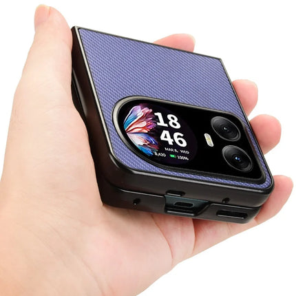 For Blackview Hero 10 4G Case Carbon Fiber Texture Shockproof PU+PC Phone Cover