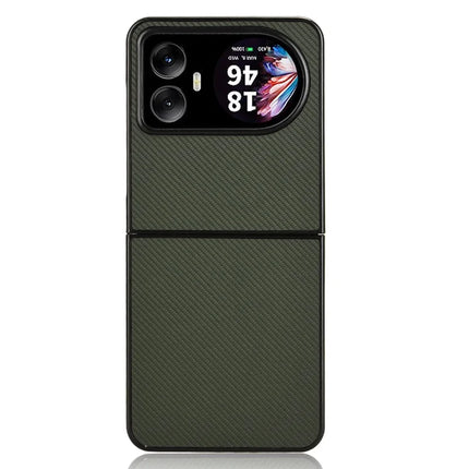 For Blackview Hero 10 4G Case Carbon Fiber Texture Shockproof PU+PC Phone Cover