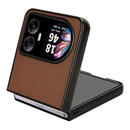 For Blackview Hero 10 4G Case Carbon Fiber Texture Shockproof PU+PC Phone Cover