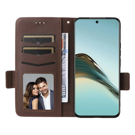 For Realme 13+ 5G / 13 Pro 5G (China) Case Litchi Texture PU Leather Wallet Flip Phone Cover