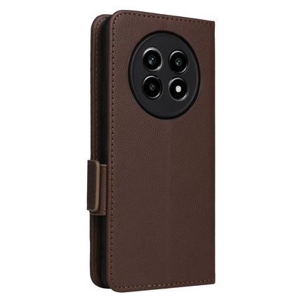 For Realme 13+ 5G / 13 Pro 5G (China) Case Litchi Texture PU Leather Wallet Flip Phone Cover