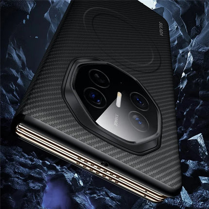 SULADA For Huawei Mate XT Ultimate Case View Window Leather Phone Cover with Auto Wake / Sleep