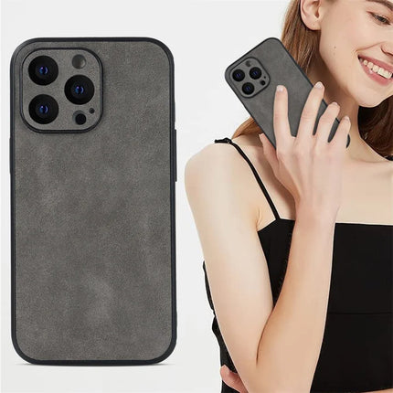 ShopCaseCart Model Case  For  iPhone 15 Pro Max Case PU Leather+TPU Shockproof Phone Cover