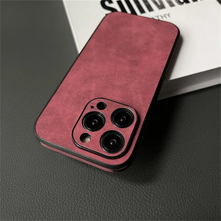ShopCaseCart Model Case  For  iPhone 15 Pro Max Case PU Leather+TPU Shockproof Phone Cover
