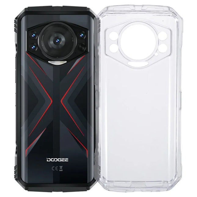 For Doogee S118 / S Cyber Case Soft TPU Drop Protection Phone Cover - Transparent