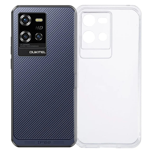 For Oukitel WP50 Case Soft TPU Drop Protection Phone Cover - Transparent