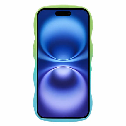 JTW Series for iPhone 16 TPU Phone Case Gradient Color Rubberized Cover