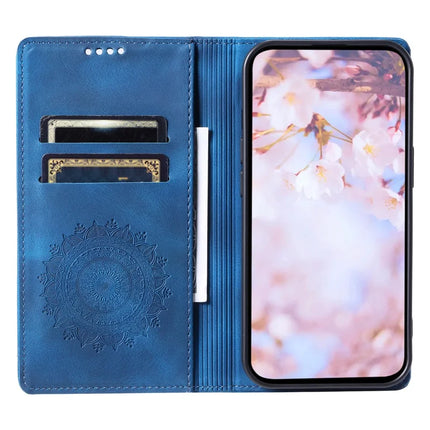 Style 010 For Motorola Edge 50 Neo 5G / Moto S50 5G / Thinkphone 25 5G Case Mandala Pattern Magnetic Closing Leather Phone Cover