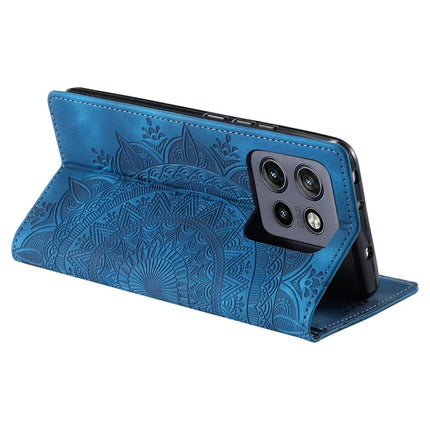 Style 010 For Motorola Edge 50 Neo 5G / Moto S50 5G / Thinkphone 25 5G Case Mandala Pattern Magnetic Closing Leather Phone Cover