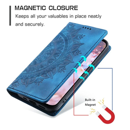 Style 010 For Motorola Edge 50 Neo 5G / Moto S50 5G / Thinkphone 25 5G Case Mandala Pattern Magnetic Closing Leather Phone Cover