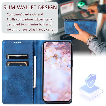 Style 010 For Motorola Edge 50 Neo 5G / Moto S50 5G / Thinkphone 25 5G Case Mandala Pattern Magnetic Closing Leather Phone Cover