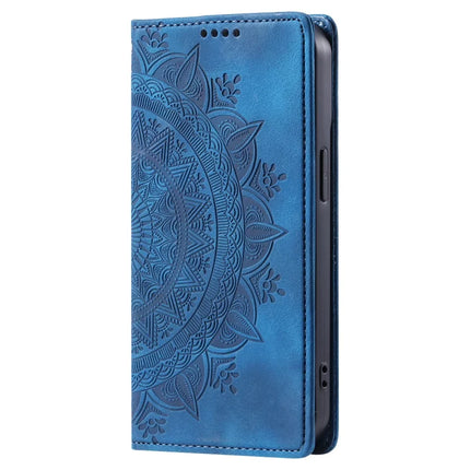 Style 010 For Motorola Edge 50 Neo 5G / Moto S50 5G / Thinkphone 25 5G Case Mandala Pattern Magnetic Closing Leather Phone Cover
