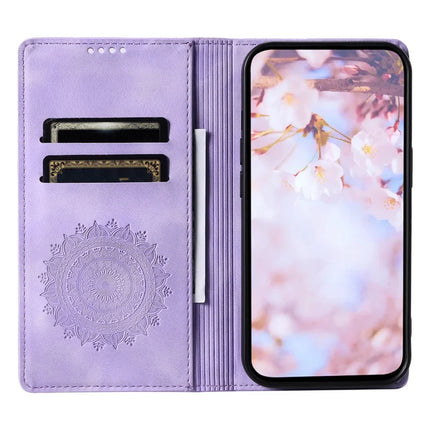 Style 010 For Motorola Edge 50 Neo 5G / Moto S50 5G / Thinkphone 25 5G Case Mandala Pattern Magnetic Closing Leather Phone Cover