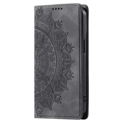 Style 010 For Motorola Edge 50 Neo 5G / Moto S50 5G / Thinkphone 25 5G Case Mandala Pattern Magnetic Closing Leather Phone Cover