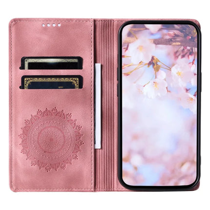 Style 010 For Motorola Edge 50 Neo 5G / Moto S50 5G / Thinkphone 25 5G Case Mandala Pattern Magnetic Closing Leather Phone Cover