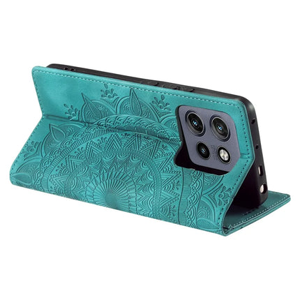 Style 010 For Motorola Edge 50 Neo 5G / Moto S50 5G / Thinkphone 25 5G Case Mandala Pattern Magnetic Closing Leather Phone Cover