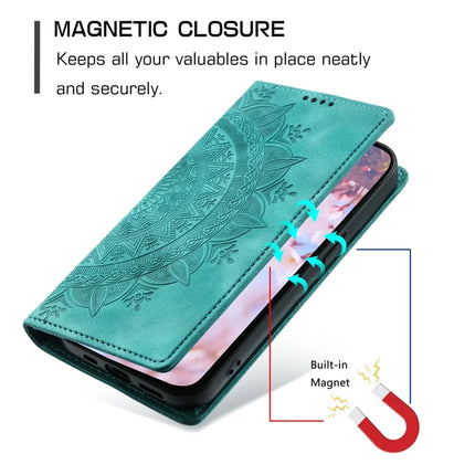 Style 010 For Motorola Edge 50 Neo 5G / Moto S50 5G / Thinkphone 25 5G Case Mandala Pattern Magnetic Closing Leather Phone Cover
