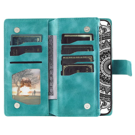 Style 006 For Motorola Edge 50 Neo 5G / Moto S50 5G / Thinkphone 25 5G Wallet Case PU Leather Phone Cover Mandala Flower Pattern