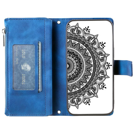 Style 006 For Motorola Edge 50 Neo 5G / Moto S50 5G / Thinkphone 25 5G Wallet Case PU Leather Phone Cover Mandala Flower Pattern