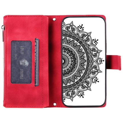 Style 006 For Motorola Edge 50 Neo 5G / Moto S50 5G / Thinkphone 25 5G Wallet Case PU Leather Phone Cover Mandala Flower Pattern