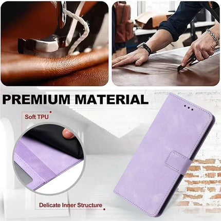 For Samsung Galaxy A06 Leather Case Solid Color Wallet Protective Phone Cover