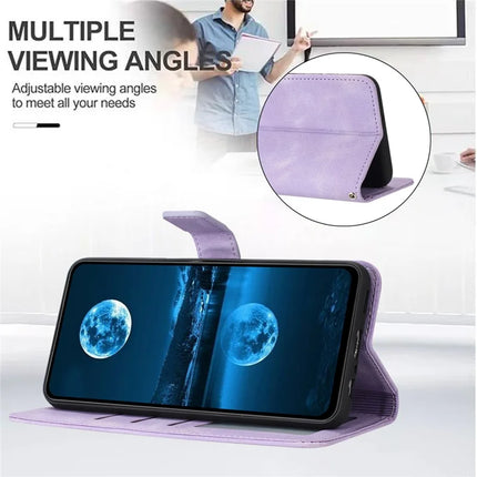 For Samsung Galaxy A06 Leather Case Solid Color Wallet Protective Phone Cover
