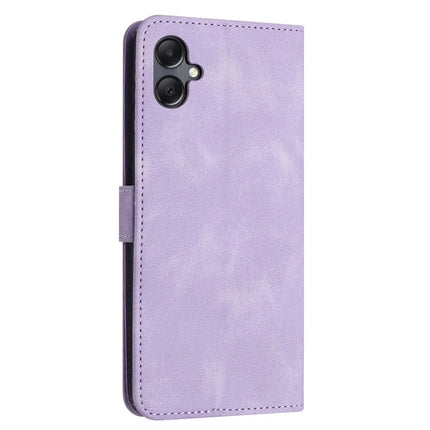 For Samsung Galaxy A06 Leather Case Solid Color Wallet Protective Phone Cover